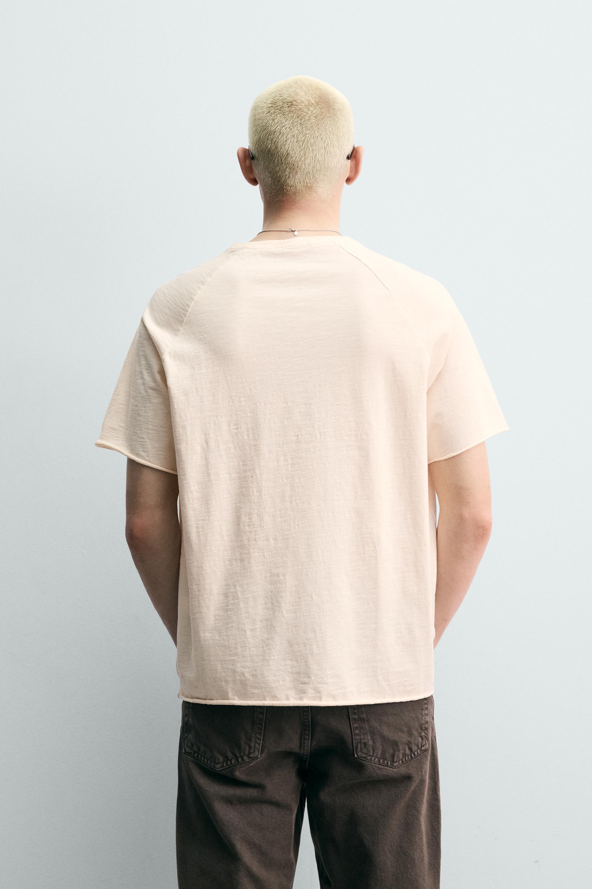 T-SHIRT RELAXED FIT INSCRIPTION DÉLAVÉE